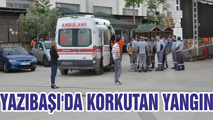 Yazıbaşı'da korkutan yangın