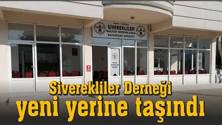 Yeni yerine taşındı