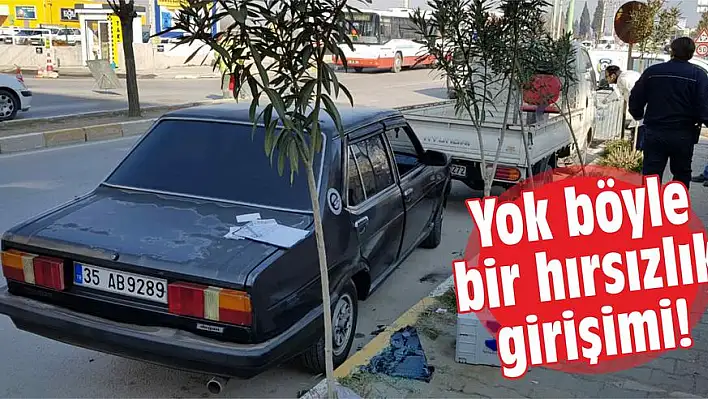 Yok böyle bir hırsızlık girişimi!