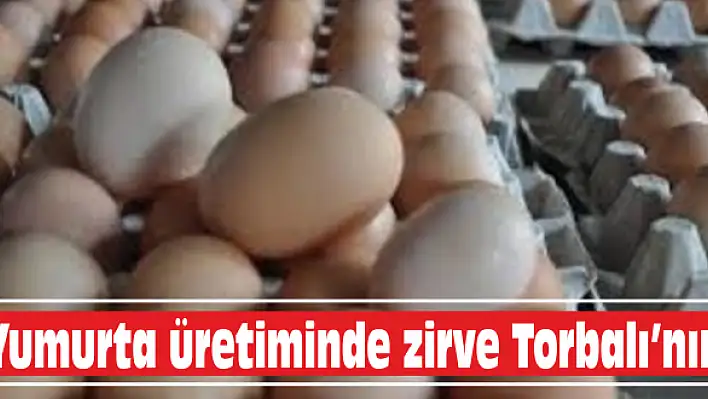 Yumurta üretiminde zirve Torbalı'nın