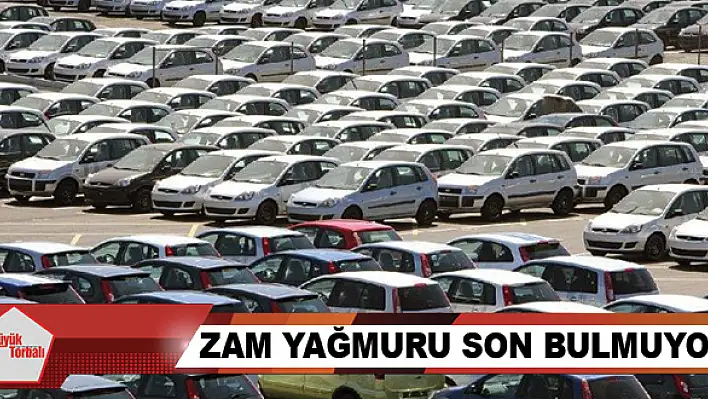 Zam yağmuru son bulmuyor