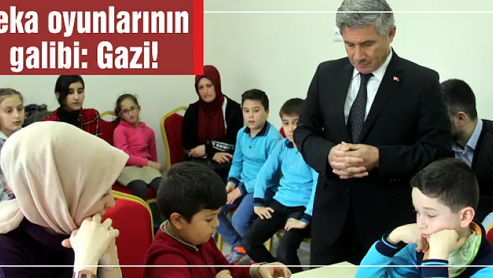 Gazi Okulu’nun zeka küpleri