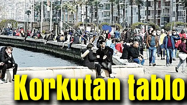 İZMİR TURUNCUDAN KIRMIZIYA DÖNÜYOR