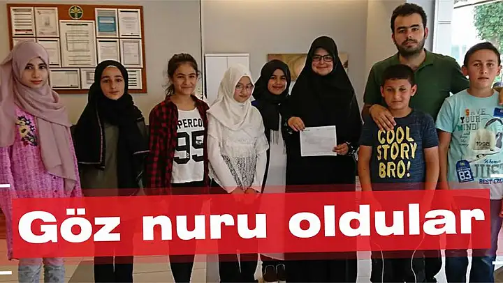 Kendileri minik, yürekleri kocaman