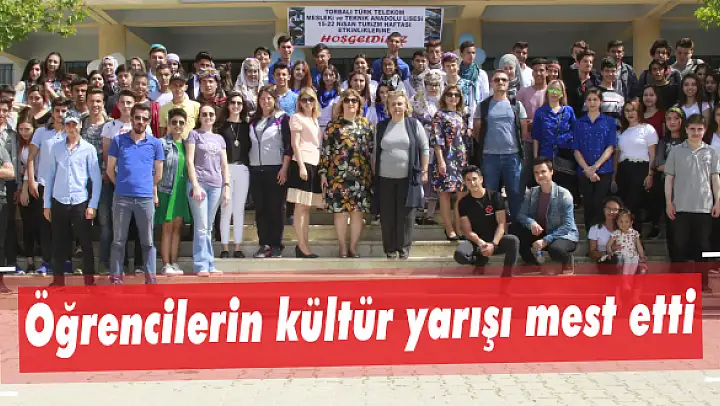 Öğrencilerin kültür yarışı mest etti
