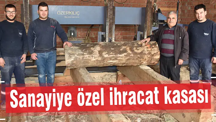 Sanayiye özel ihracat kasası
