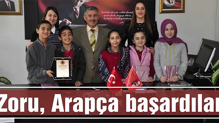 Zoru, Arapça başardılar